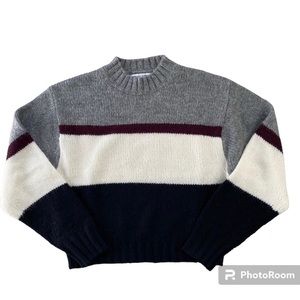 Rebecca Minkoff Colorblock Striped Sweater Size Small